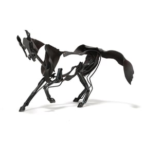 Joseph Fichter (American. 20th-21st century), Abstract Horse Sculpture