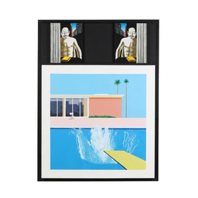 Bernard Murray Martin (American, 1935-2021),  De Chirico & David Hockney