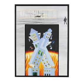 Bernard Murray Martin (American, 1935-2021),  Ablaze and Ajar