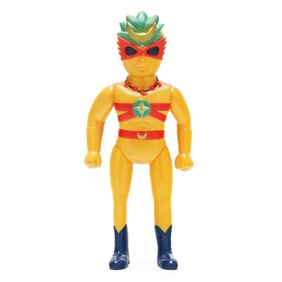 Rare Masudaya Rainbowman "Dash 1" Sofubi Doll, Hawaii Release