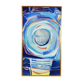 Daniel Clesse (French, 1932-2016), Large Abstract Geometric Composition