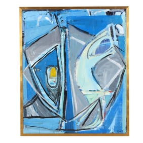 Christiane Bastide-Clesse (French, 20th Century), Large Abstract