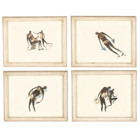 Stewart Helm (English, b. 1960), Four Works from  Flesh and Bone