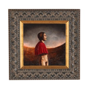 Francisco de Anda (Mexican, 20th/21st Century), Nude Figure in a Landscape