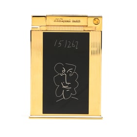 S.T. Dupont, Faune Edition Picasso Table Lighter with Box