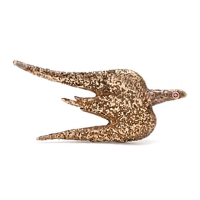 Vermeil and Gem-Set  Hommage a Braque  Brooch, Heger De Loewenfeld