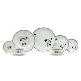 Paul W. Cook (American, 1924-2016),  Mobile  Dinner Service