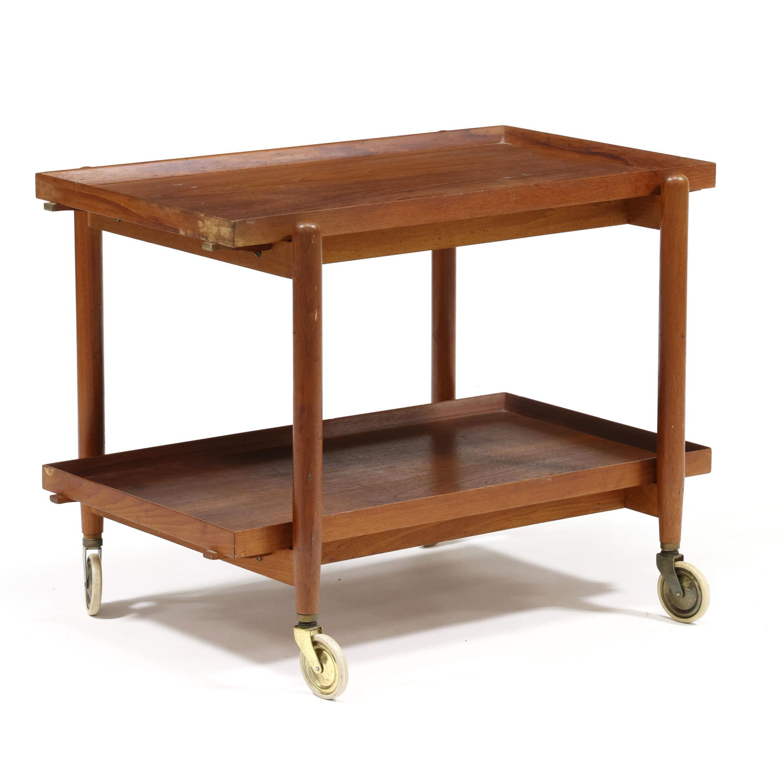 Poul Hundevad (Denmark, 1917-2011), Teak Bar Cart (1 of 6)