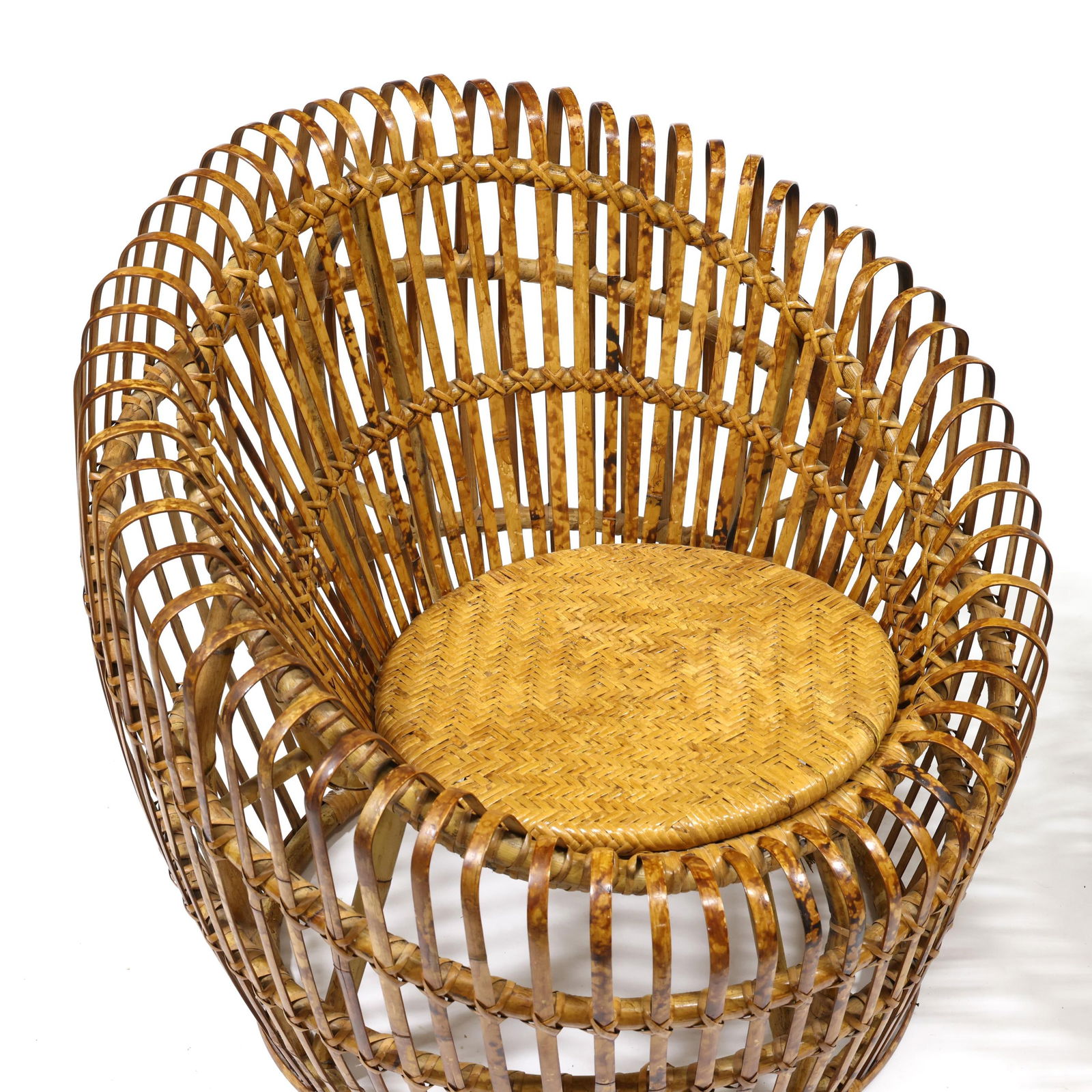 Franco Albini (Italian, 1905-1977), Pair of Rattan Lounge Chairs - 2