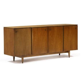 John Stewart, Mid-Century Walnut Credenza