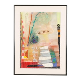 Aleah Koury (American), Untitled (Abstract Composition)