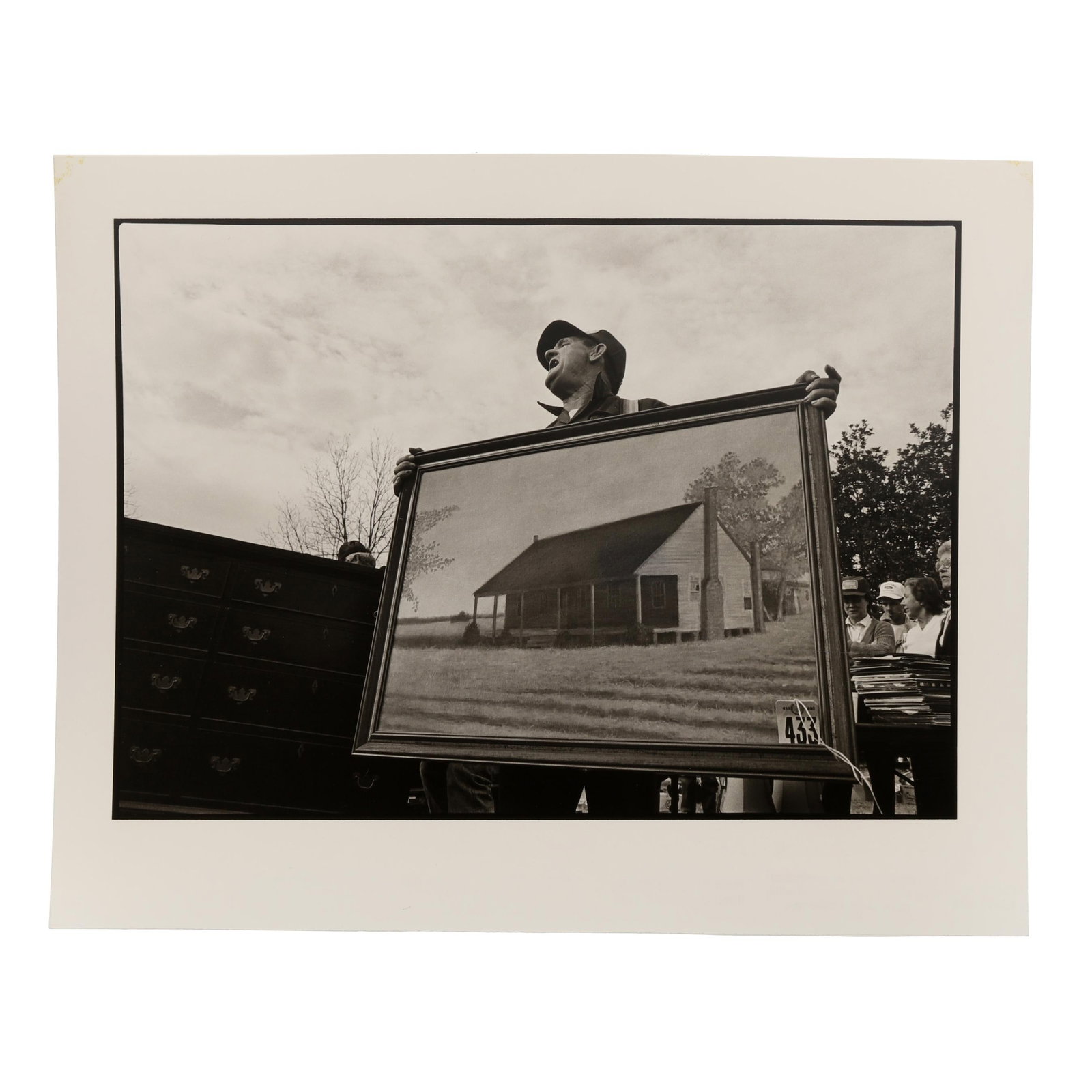 Rob Amberg (NC, b. 1947), Auction, Bishopville, South Carolina, 1987 (1 of 5)