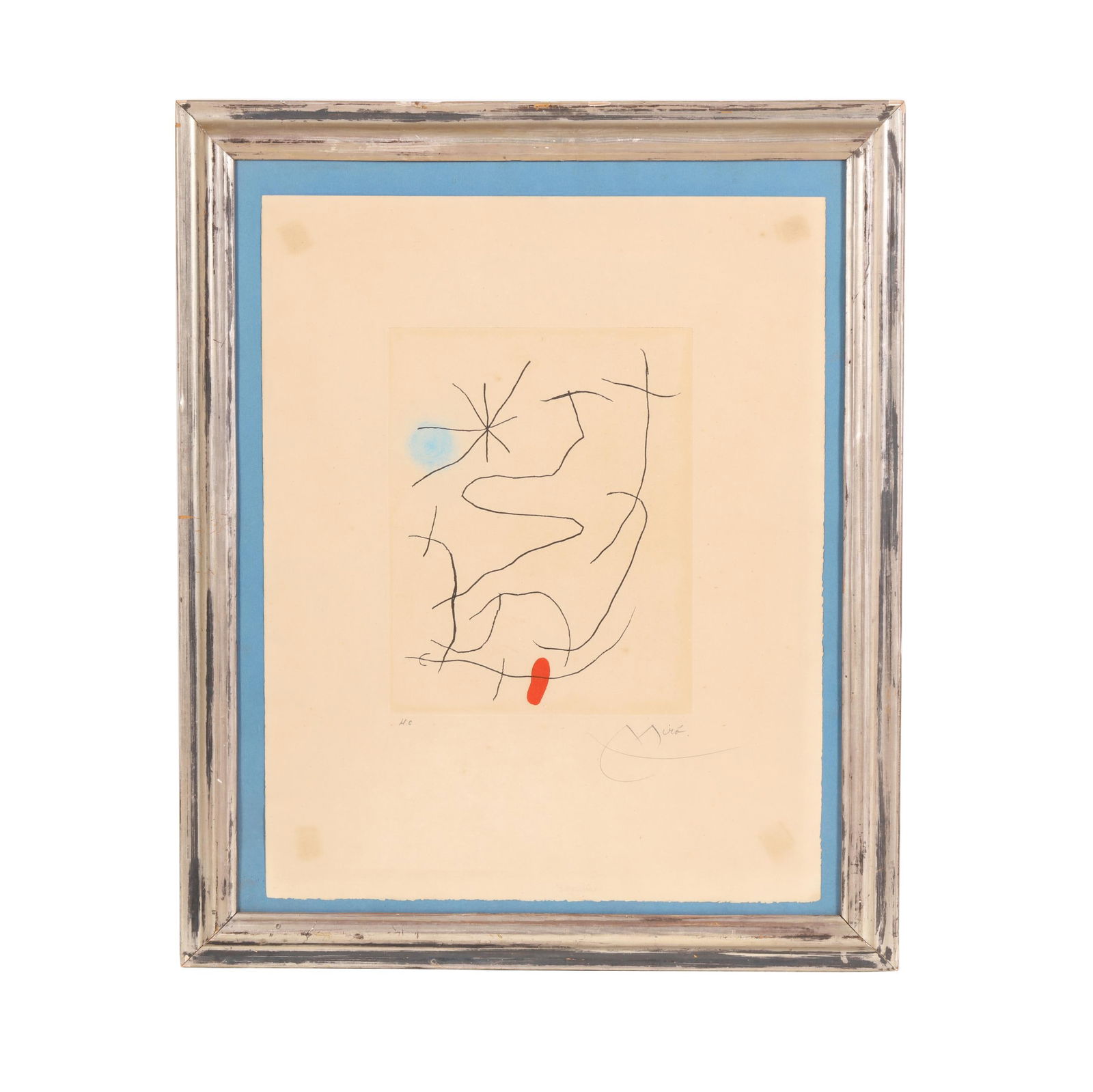 Joan Miró (Spanish, 1893–1983), Sonatine II: Joan Miró (Spanish, 1893–1983), Sonatine IIetching and aquatint in colors, 1966, pencil signed and marked as hors de commerce aside from the edition of 30, published by Maeght, Paris, with full mar