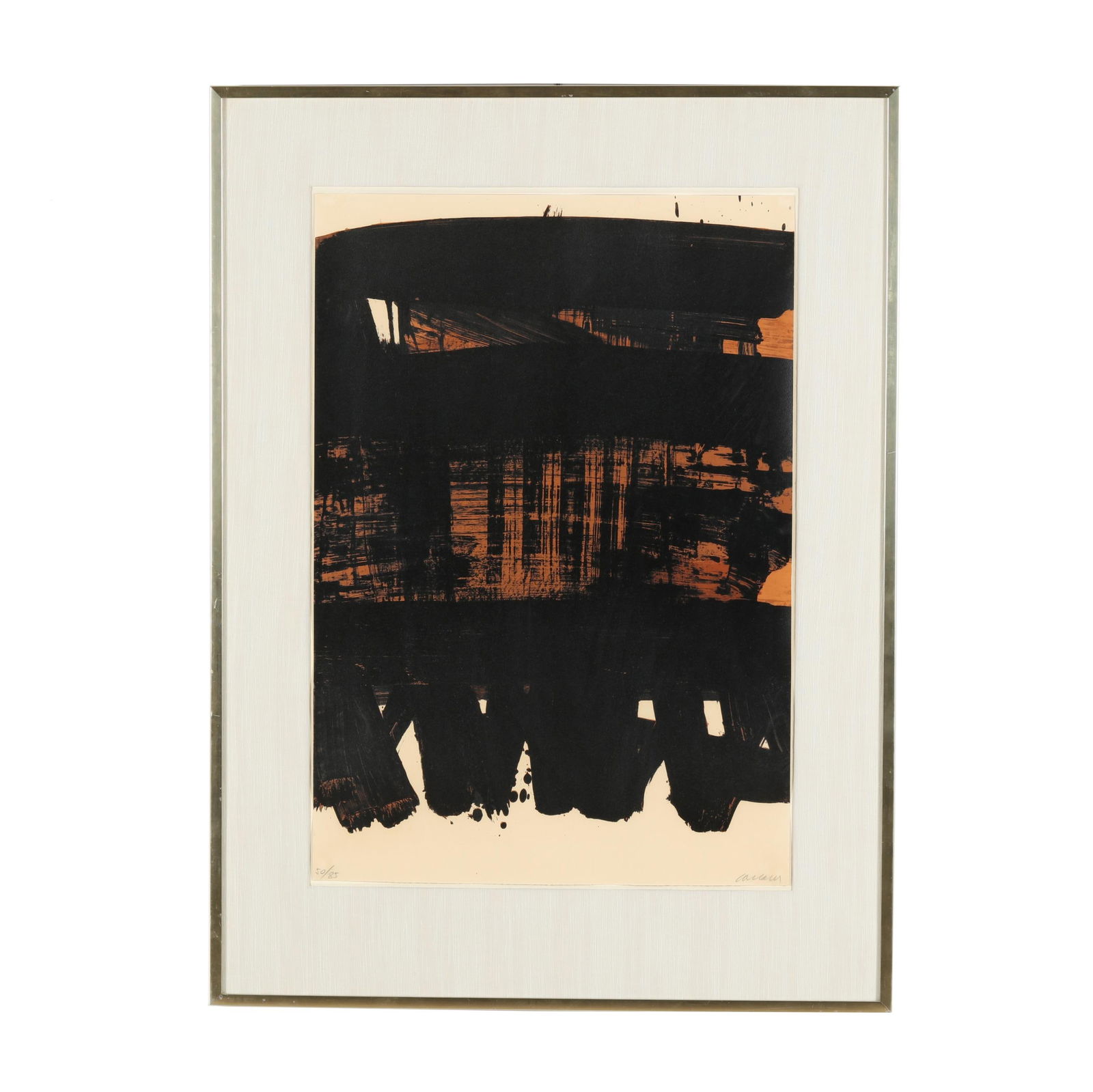 Pierre Soulages (French, 1919-2022), Lithographie No. 22 (1 of 7)