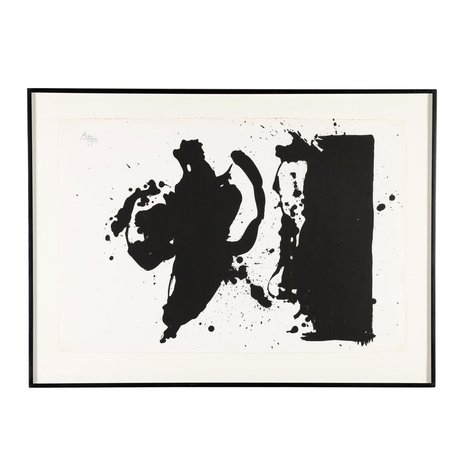 Robert Motherwell (American, 1915–1991), Elegy Study (1 of 5)