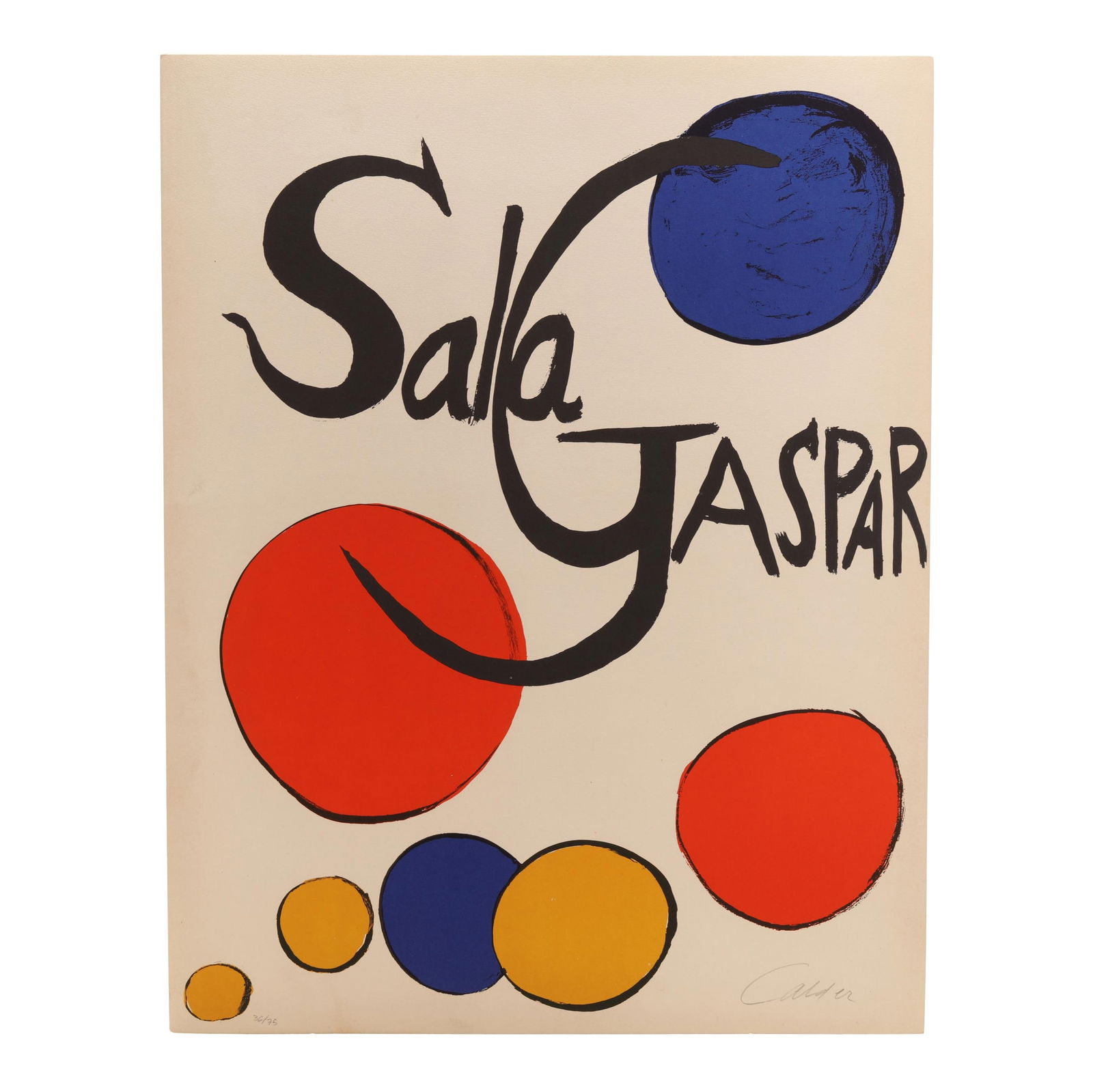 Alexander Calder (American, 1898-1976), Sala Gaspar (1 of 6)