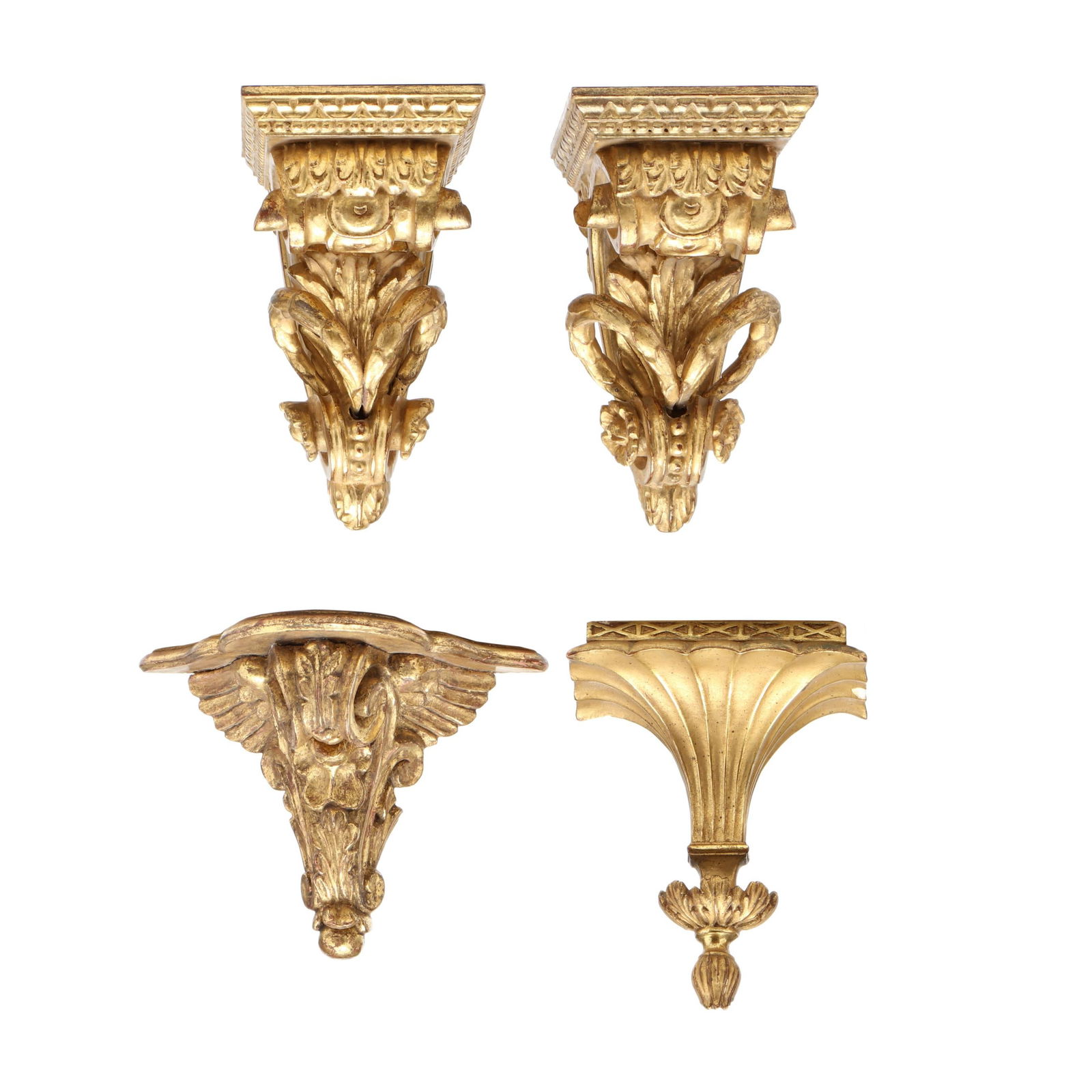 Four Gilt Wall Brackets (1 of 15)