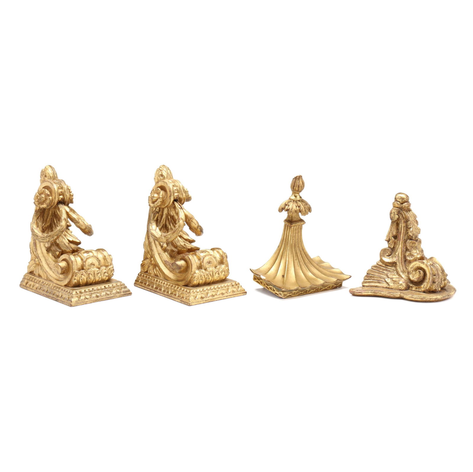 Four Gilt Wall Brackets - 5
