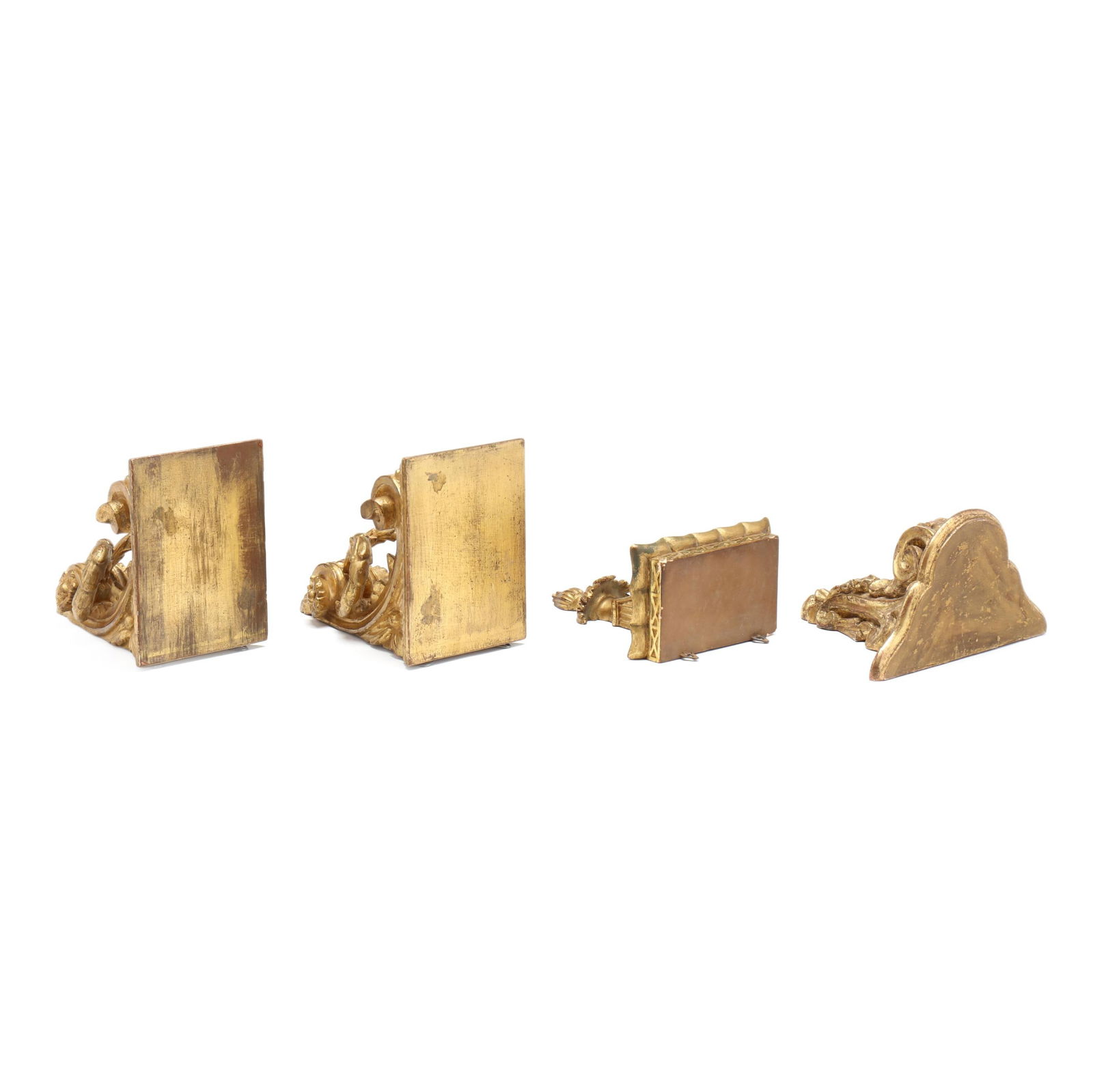Four Gilt Wall Brackets - 6