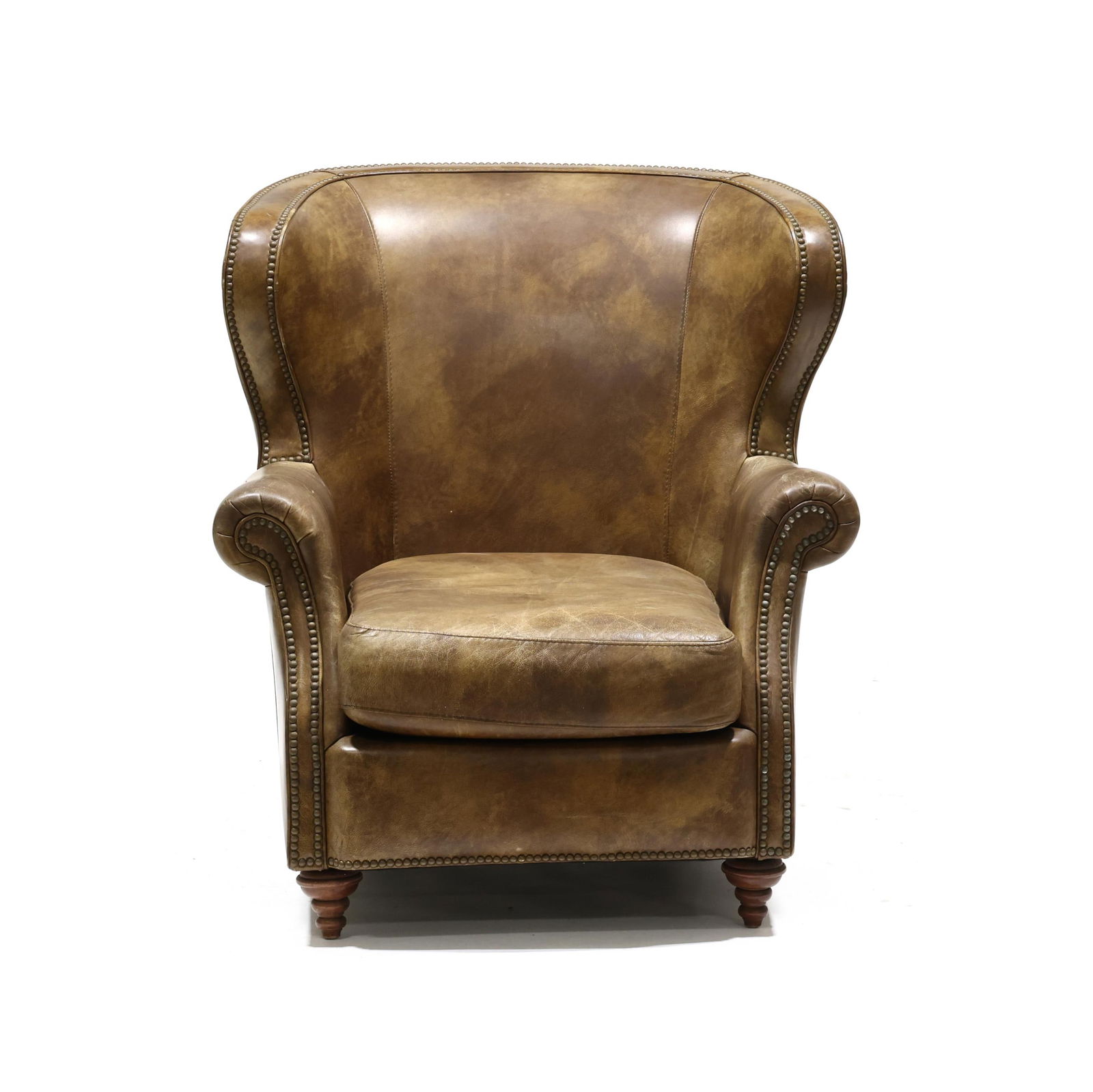 Bradington Young, Leather Library Chair (1 of 11)