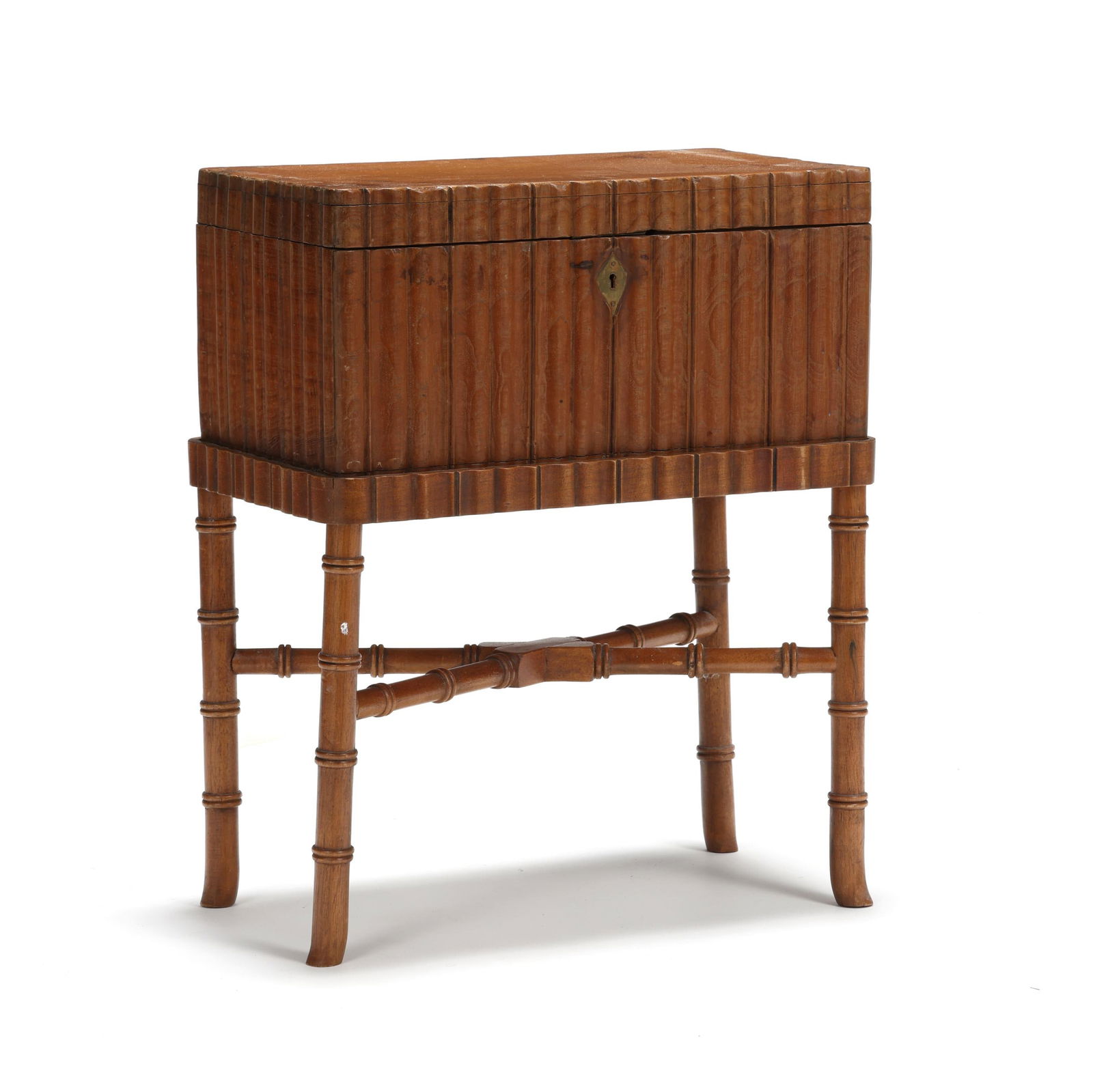 Anglo Indian Teak Campaign Box on Stand (1 of 6)
