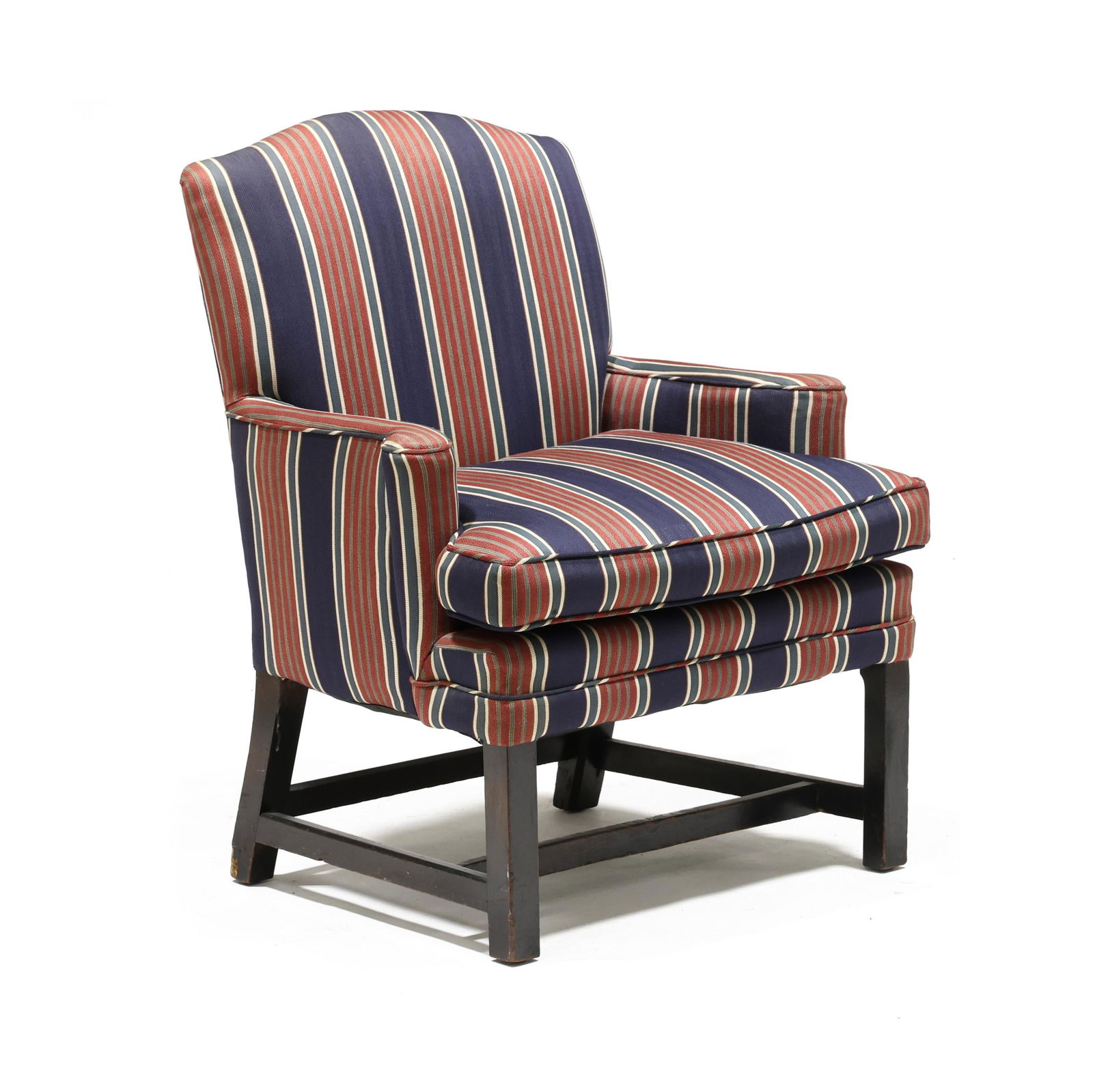 Chippendale Upholstered Library Chair (1 of 7)