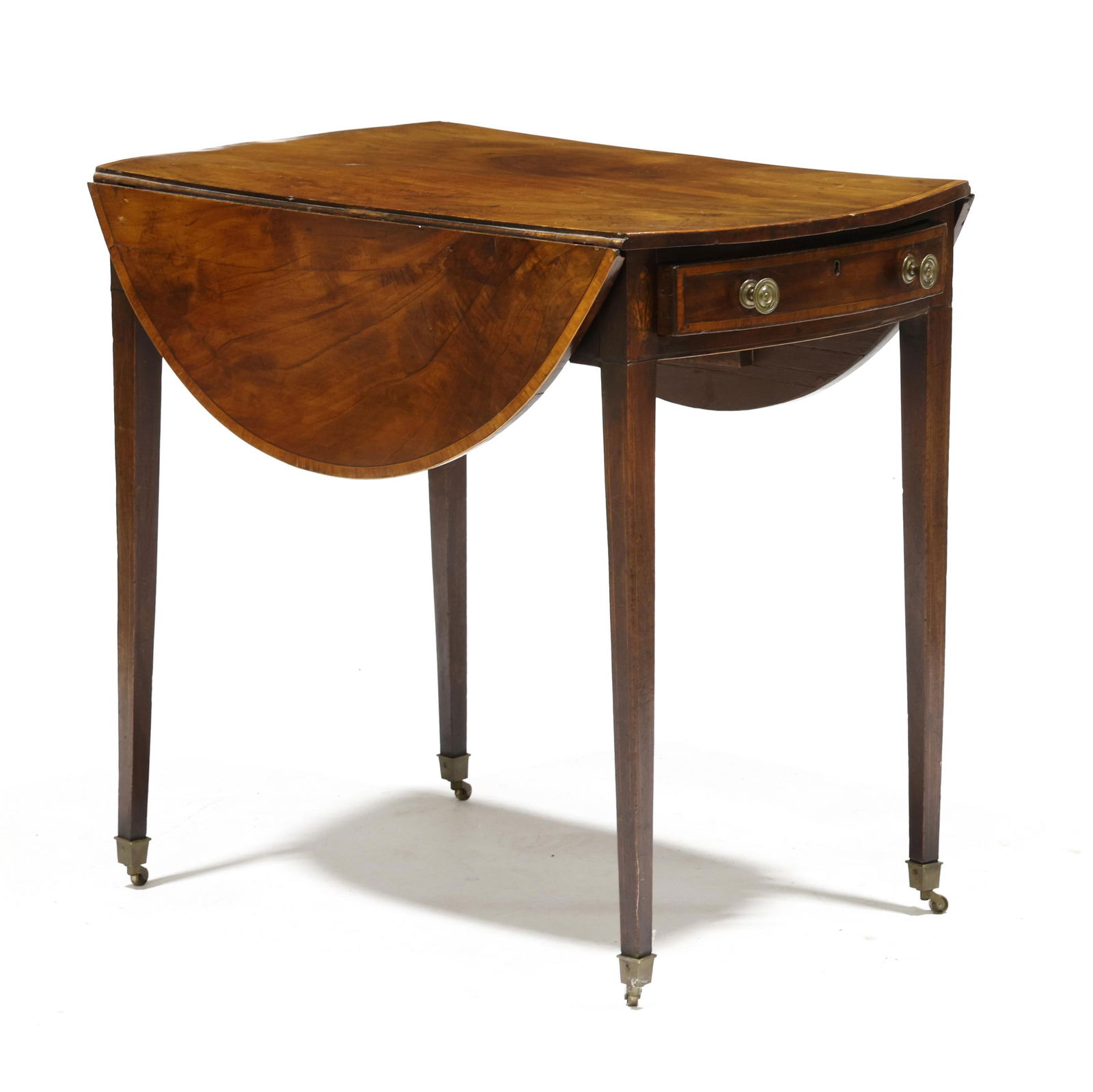 George III Inlaid Mahogany Pembroke Table (1 of 7)