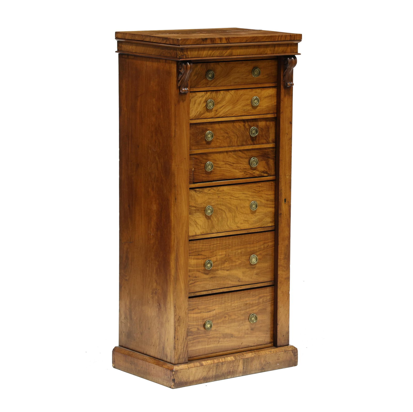 William IV Mahogany Lock-Side Chest with Desk (1 of 13)
