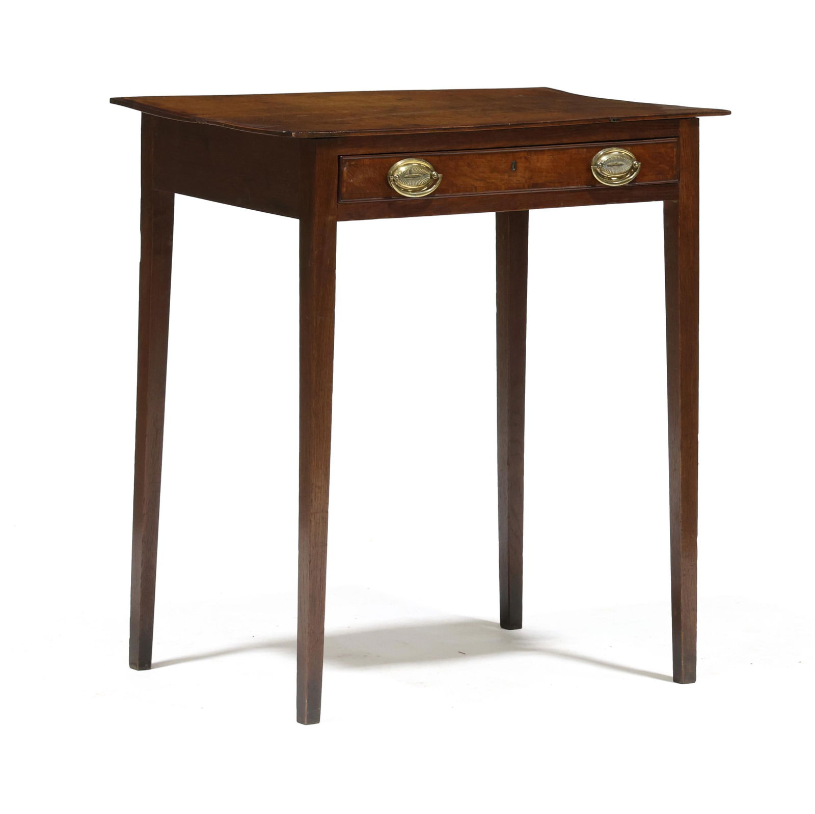 George III Banded Oak Work Table (1 of 6)