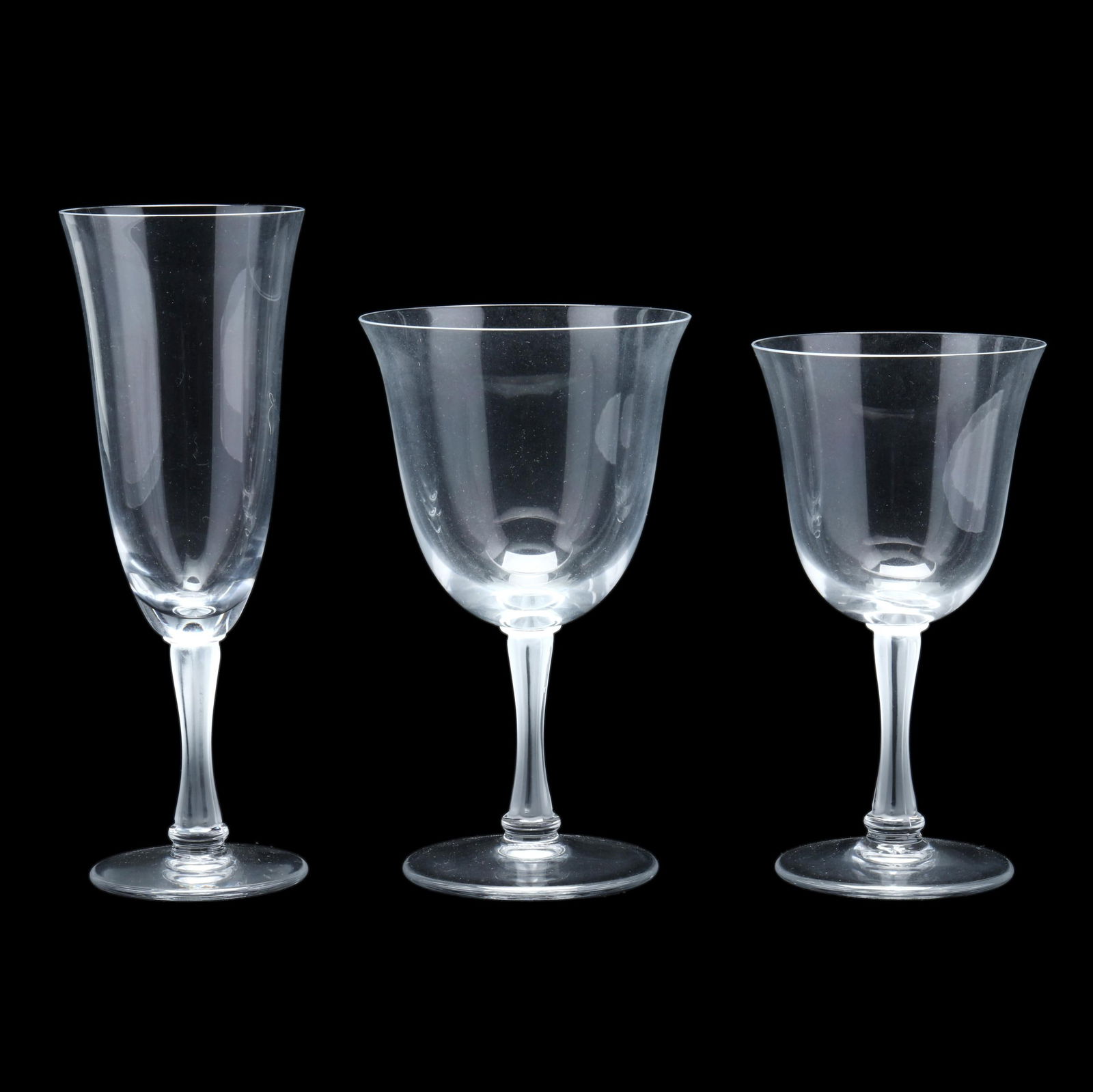Lalique, (24) Pieces of Barsac Crystal Stemware (1 of 9)