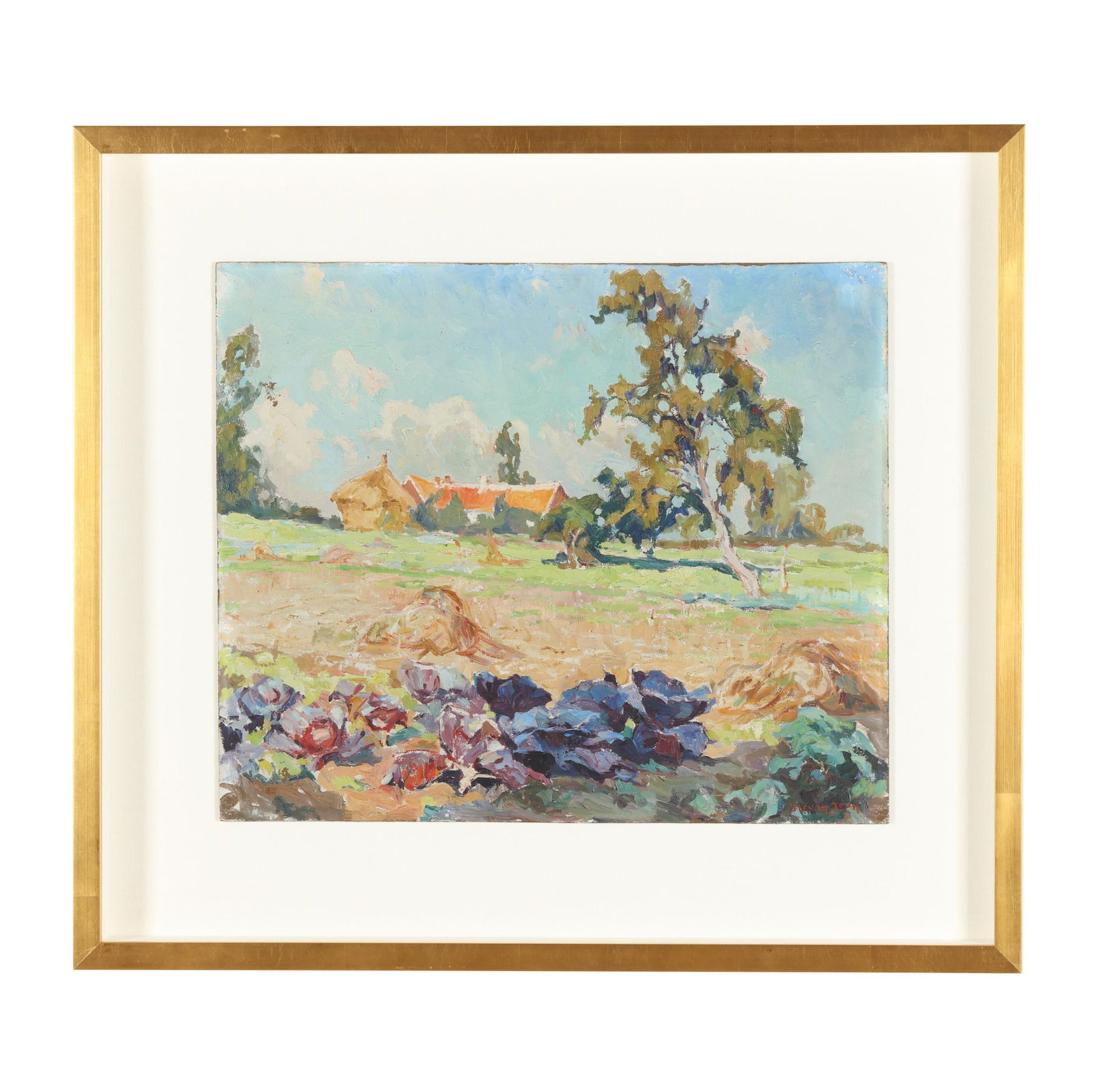 Jean Stevan (Belgian, 1896-1962), Impressionistic Landscape (1 of 7)