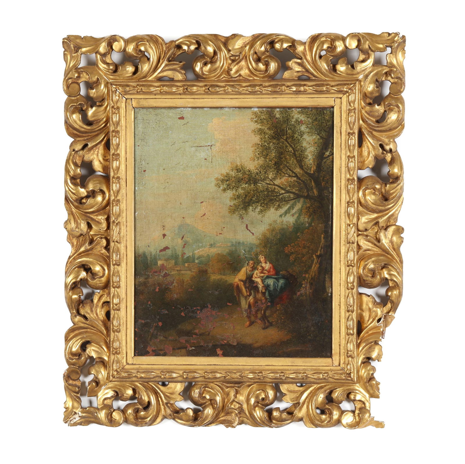 Manner of Francesco Zuccarelli (Italian, 1702-1788), Flight Into Egypt (1 of 8)