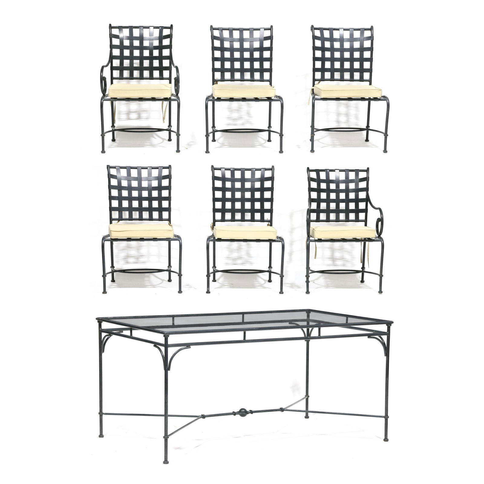 Brown Jordan, Florentine Patio Table and Six Chairs (1 of 15)