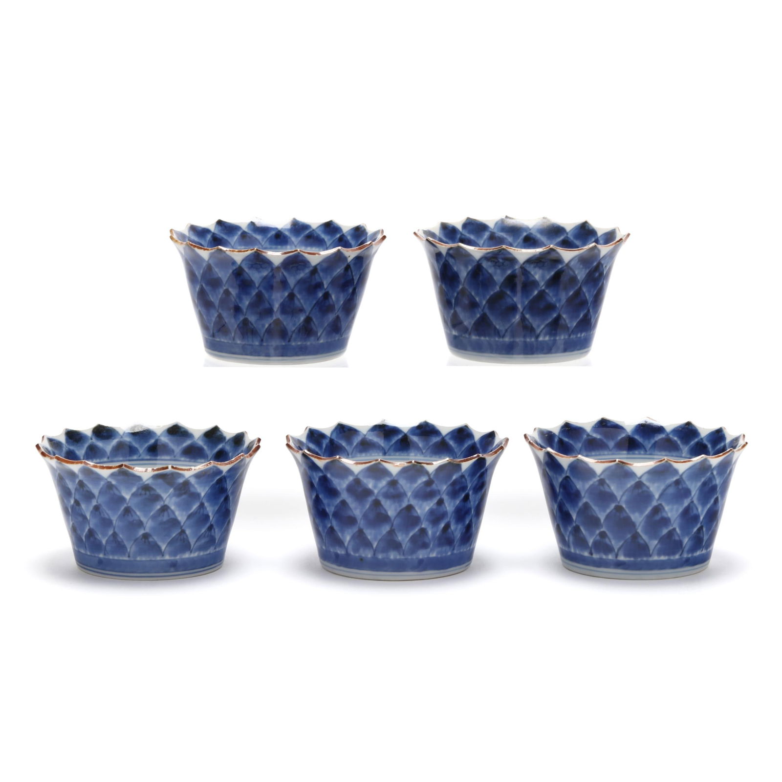 A Group of Five Asian Style Porcelain Bowls (1 of 5)