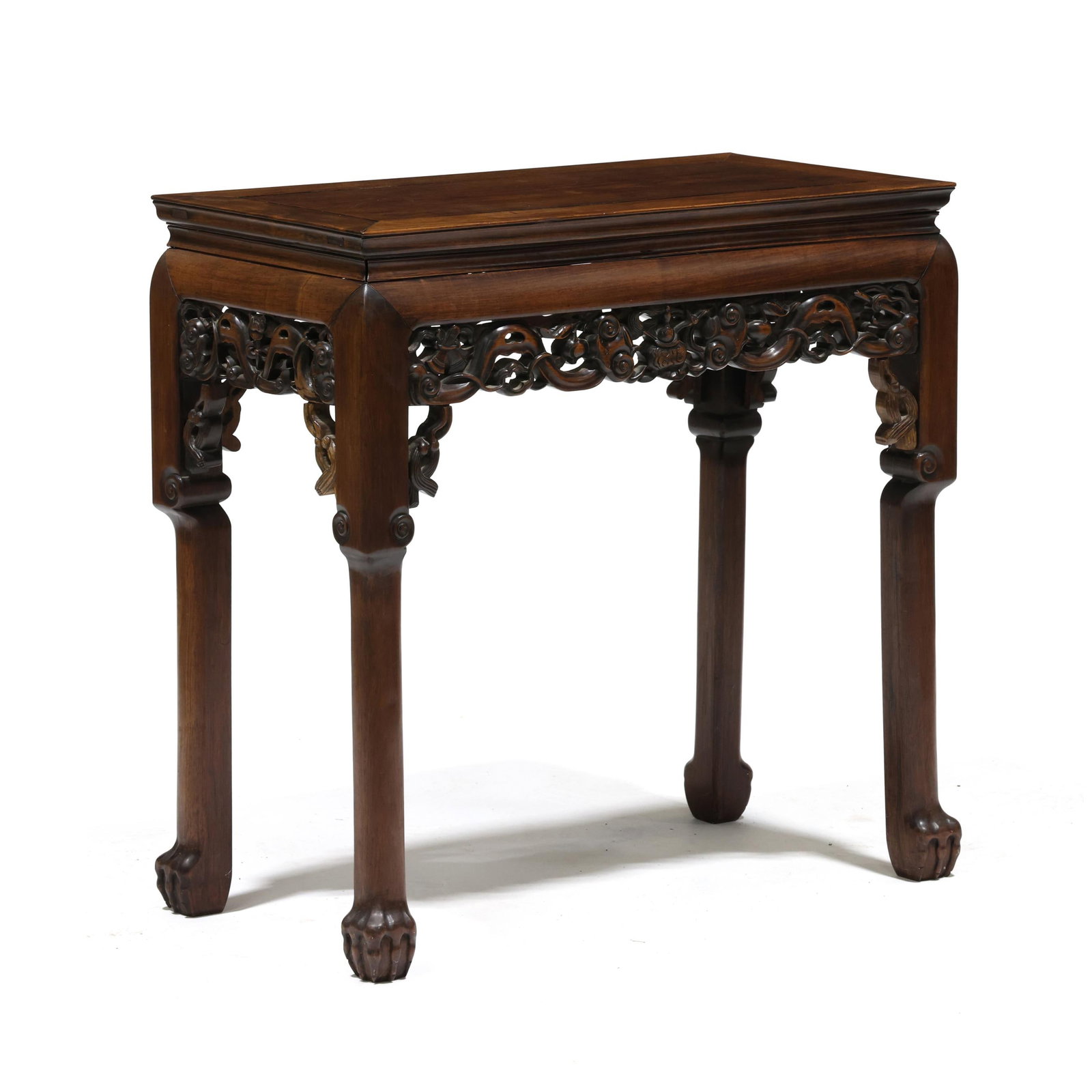 Chinese Carved Hardwood Diminutive Altar Table (1 of 9)