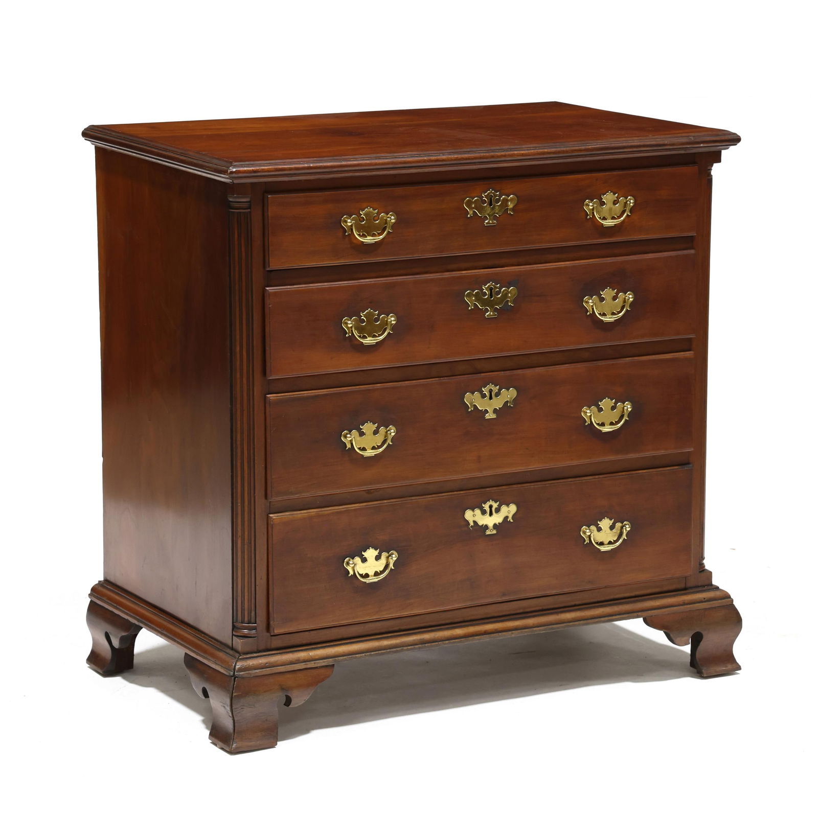 Pennsylvania Chippendale Cherry Chest of Drawers (1 of 9)
