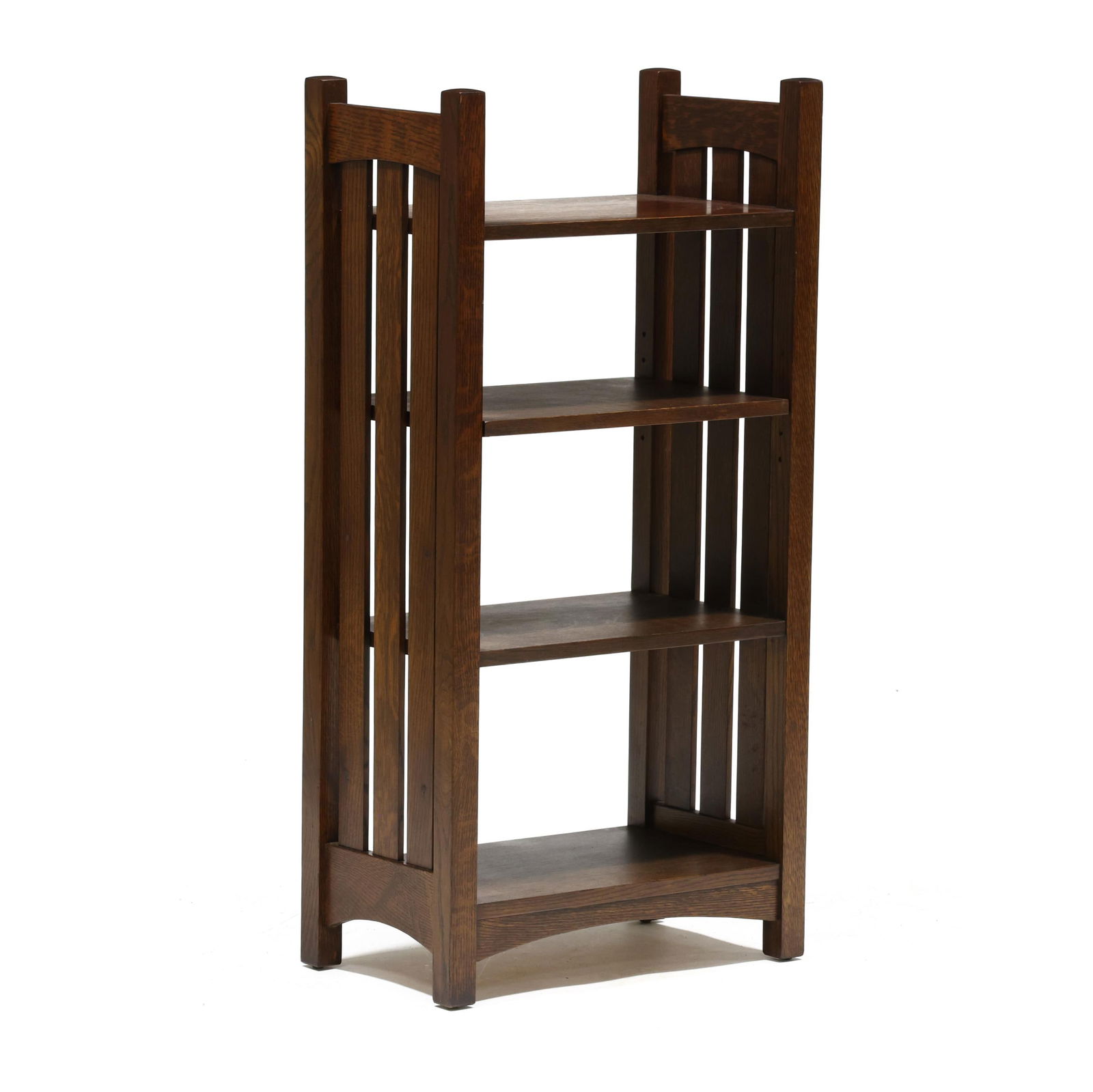 Stickley, Mission Style Oak Open Bookshelf (1 of 5)
