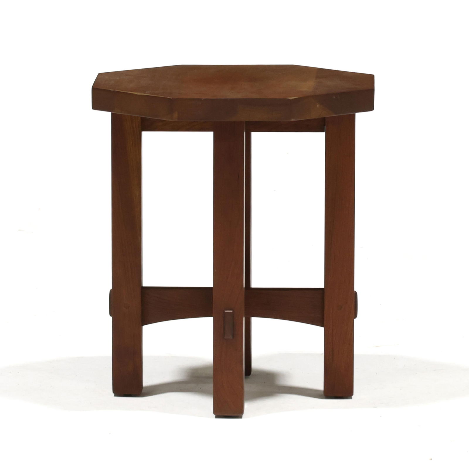 Stickley, Mission Style Cherry Octagonal Stand (1 of 5)