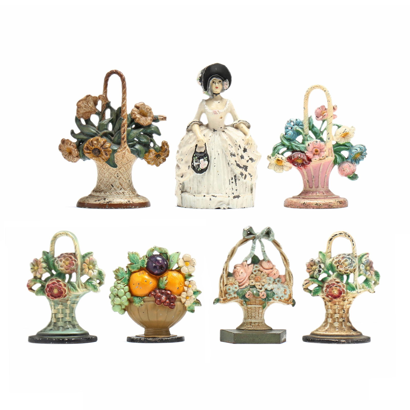 Seven Painted Cast Iron Doorstops (1 of 20)