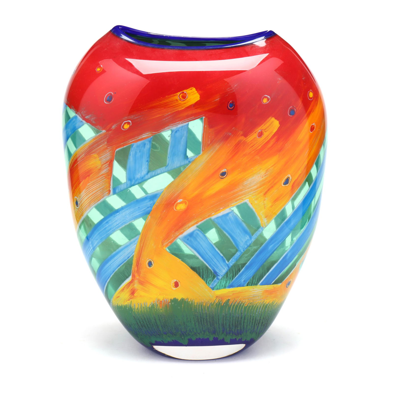 Robert Spielholz & Kathleen Hargrave, Andiamo Art Glass Vase (1 of 8)