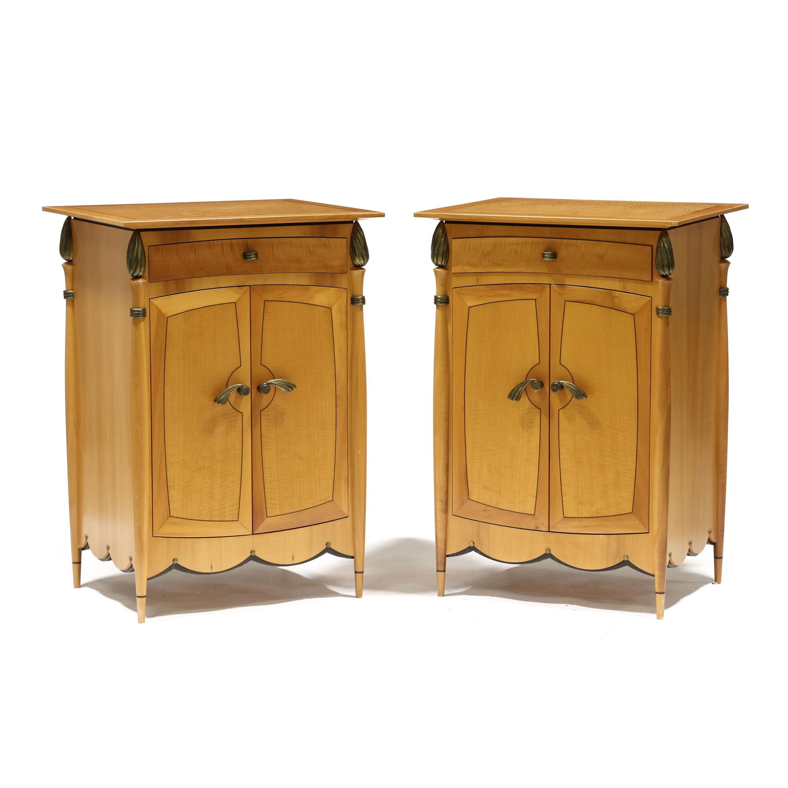Ron Ruckett & Maurice Beane, Pair of Custom Maple Cabinets (1 of 15)