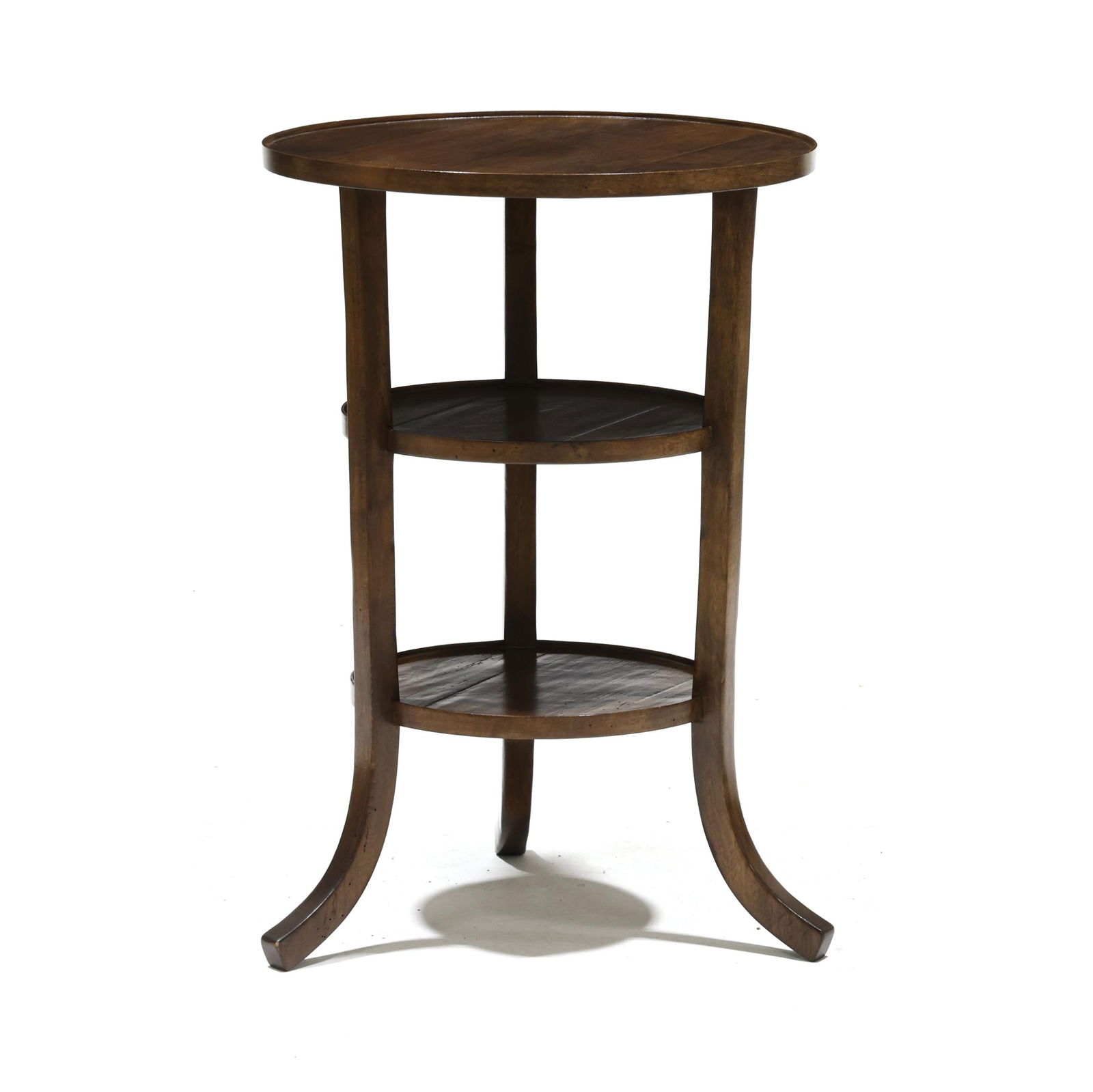 Rose Tarlow, Walnut Three Tiered Side Table - 5