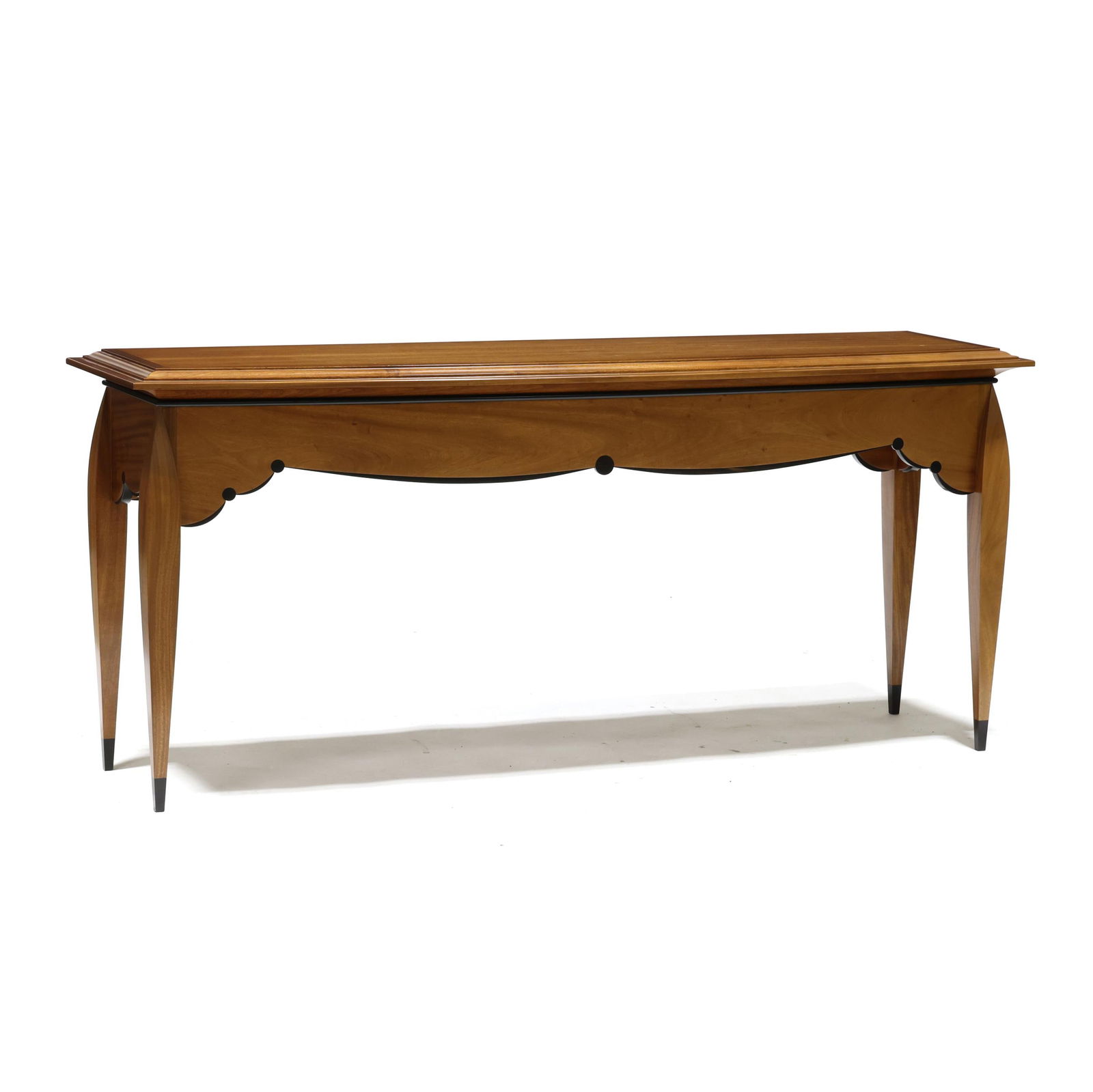 Jerry M Johnson, Custom Inlaid Mahogany Console Table (1 of 6)