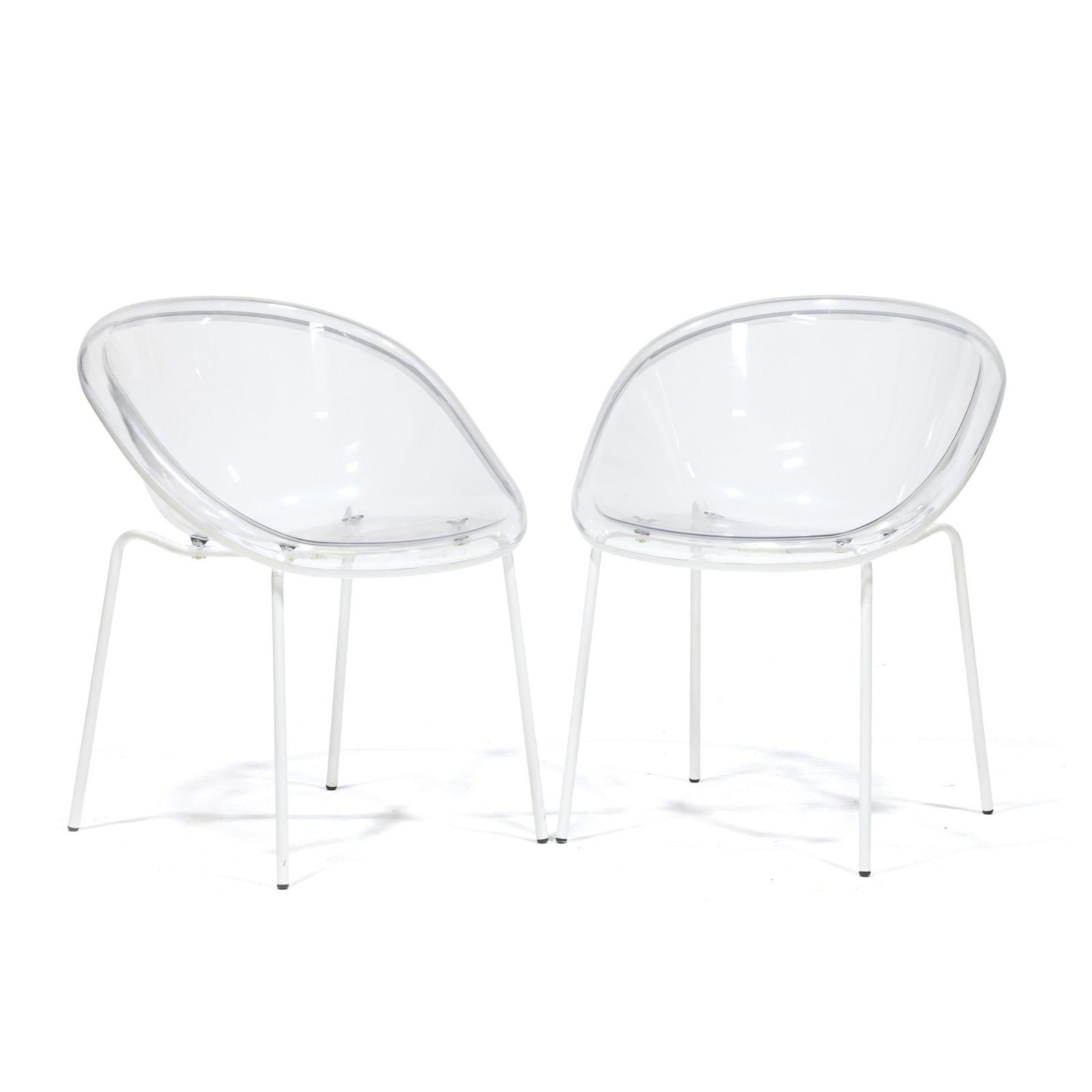 Calligaris, Pair of Acrylic Bucket Chairs (1 of 5)