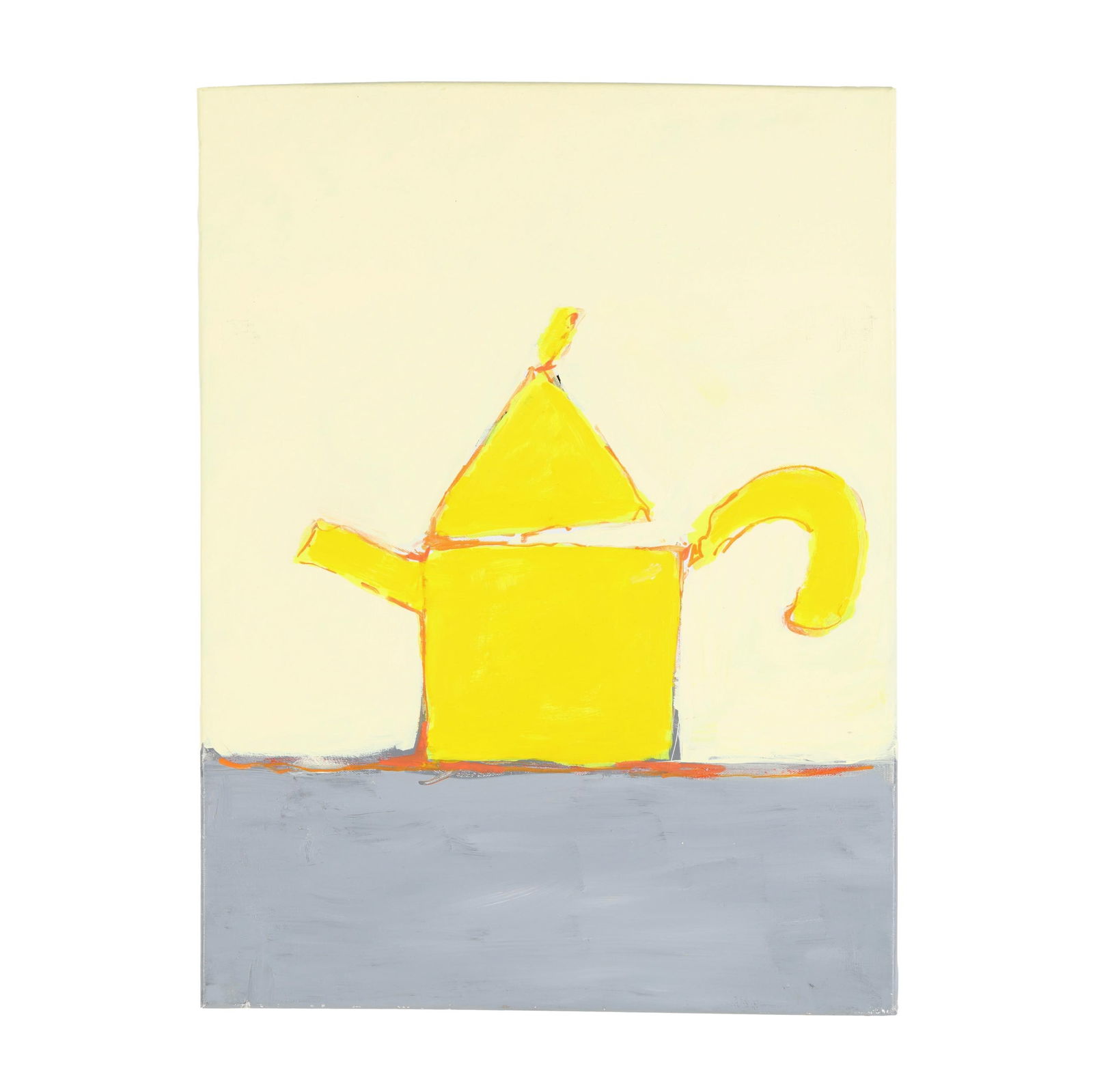 Edwin Freeland "Abie" Harris (NC, b. 1934), Yellow Teapot (1 of 4)