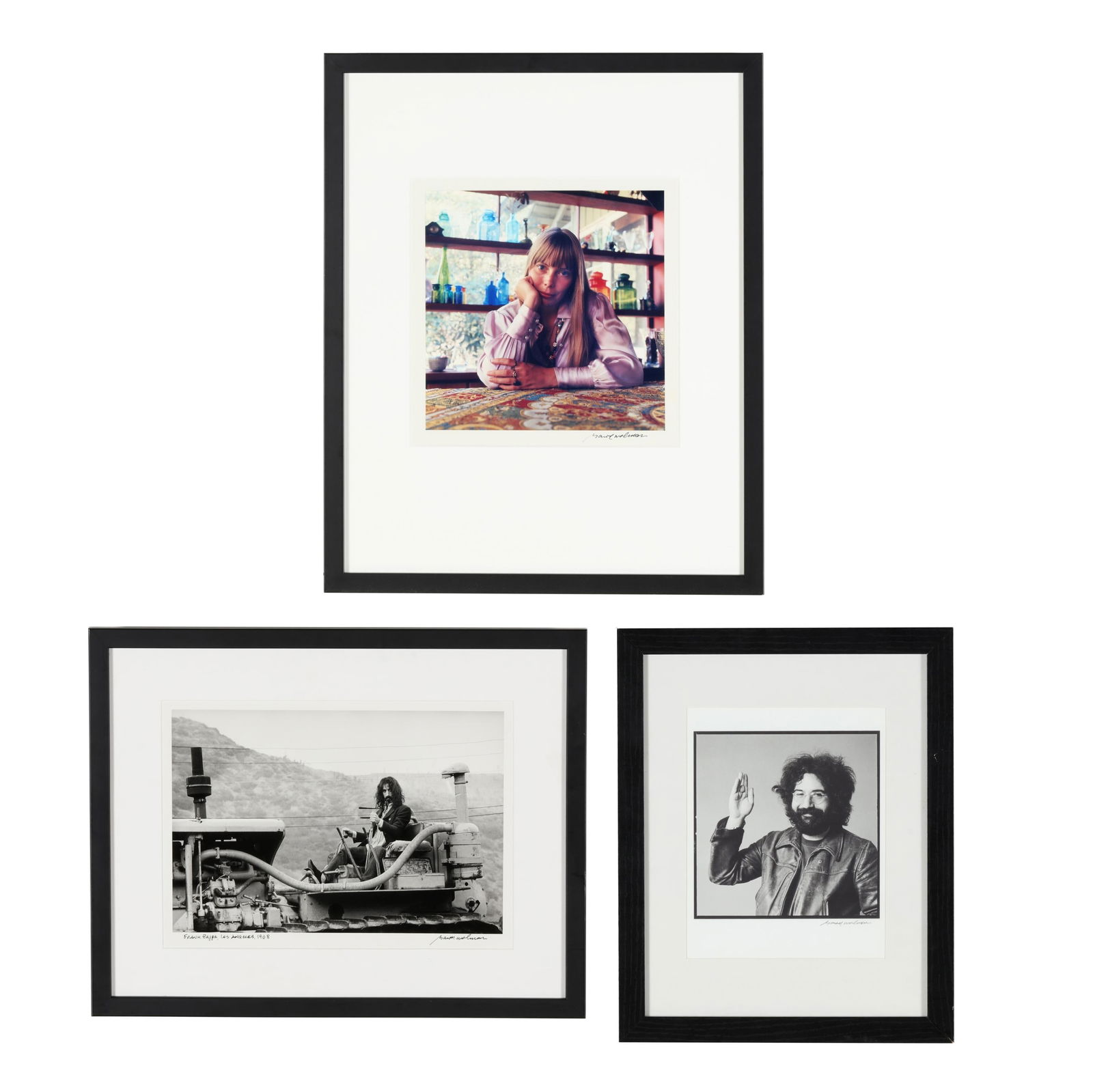 Baron Wolman (American, 1937-2020), Joni Mitchell / Jerry Garcia / Frank Zappa (Three (1 of 11)