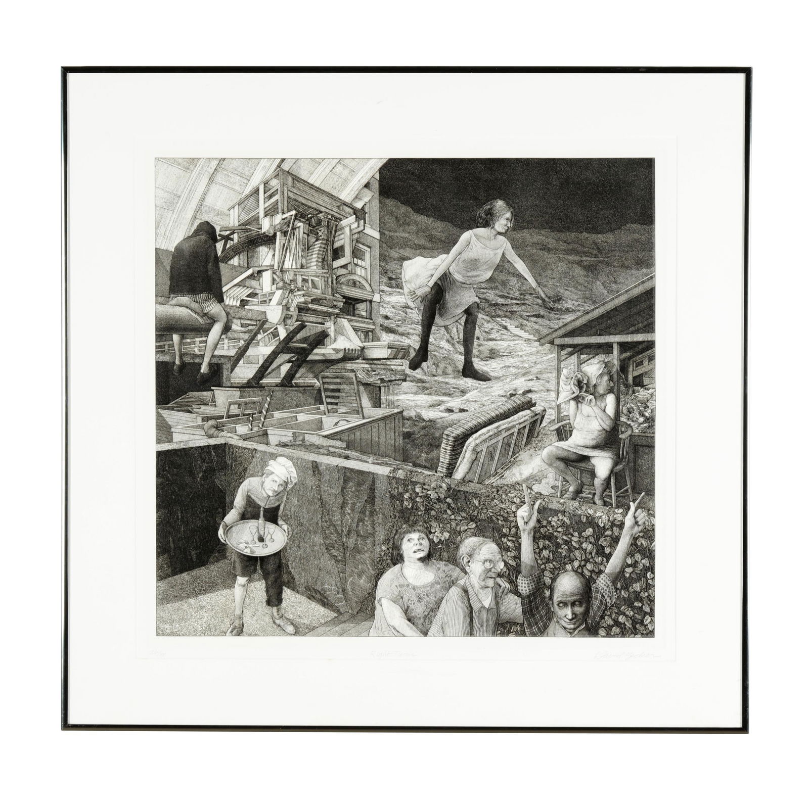 David H. Becker (American, b. 1937), Right Turn (1 of 7)