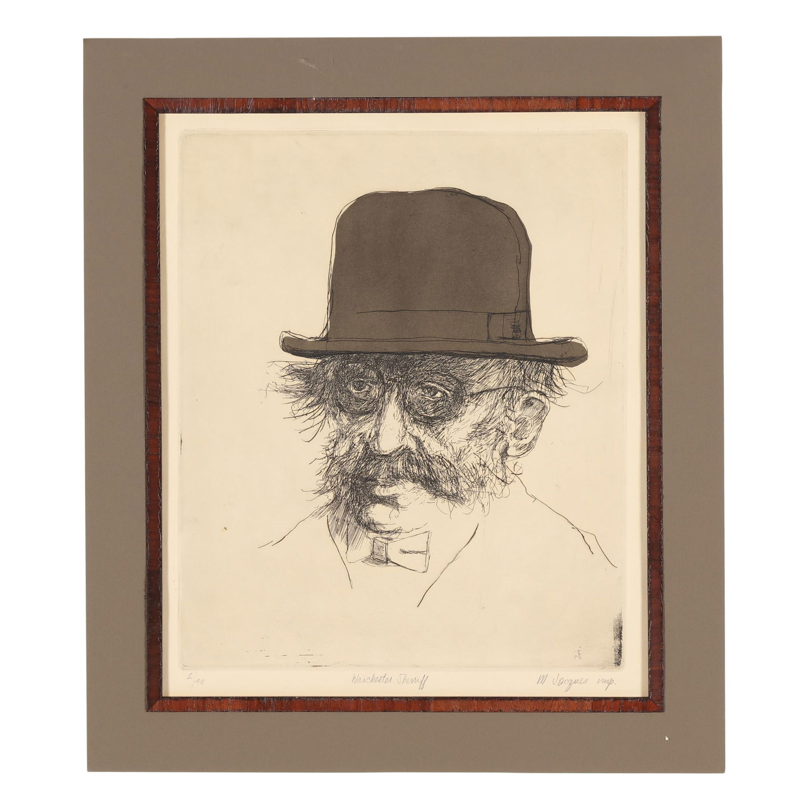 Michael Louis Jacques (American, b.1945), Worcester Sheriff (1 of 7)