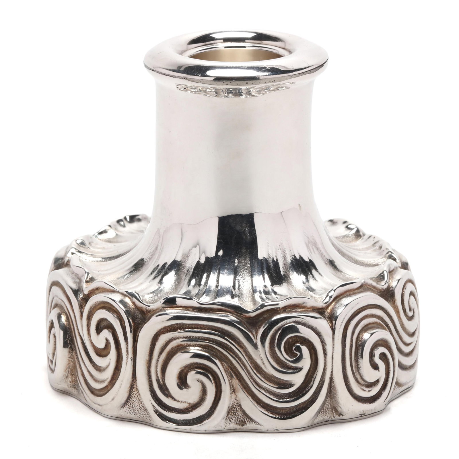 Louis Comfort Tiffany Sterling Silver Candlestick (1 of 4)