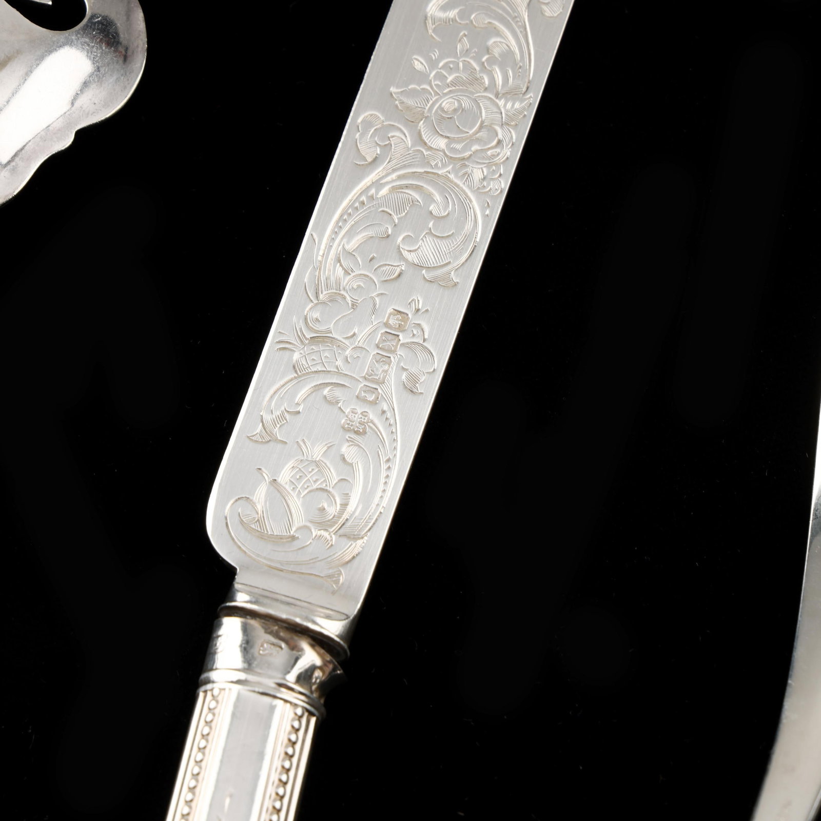 Seven Assorted Silver Flatware Servers - 6